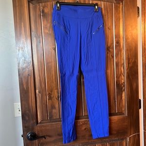 INC Blue Pants size 4 elastic waist